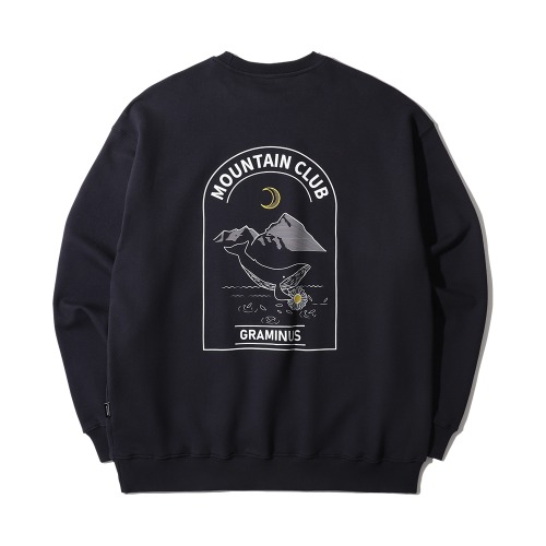 [그래미누스] Mountain sweatshirt / Navy
