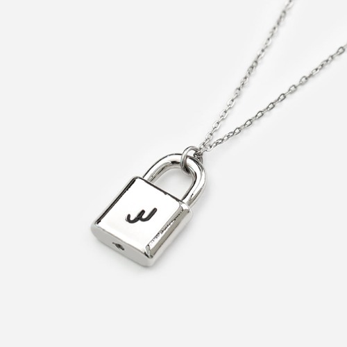 [종종] mini lock necklace (목걸이)
