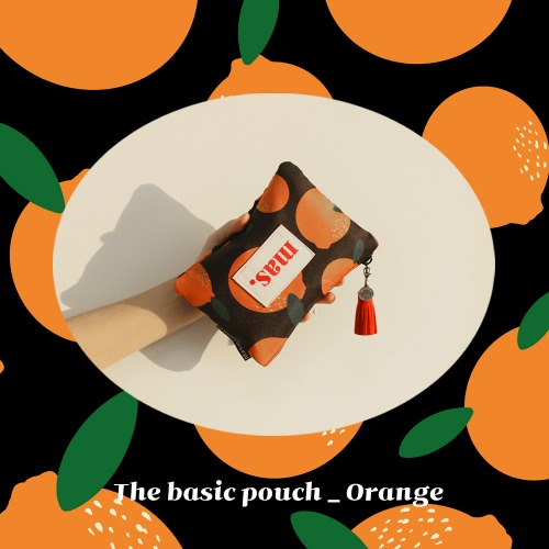 마스마룰즈 베이직 파우치 - 오렌지