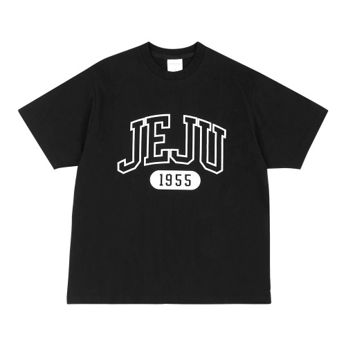[아일랜드프로젝트] Classic JEJU 1955 T-Shirt - Blackwhite
