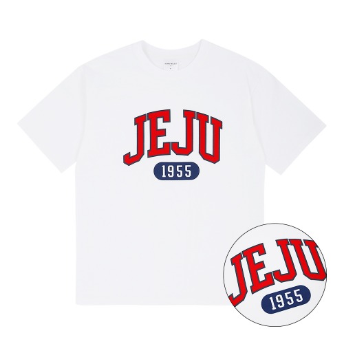 [아일랜드프로젝트] Classic JEJU 1955 T-Shirt - White