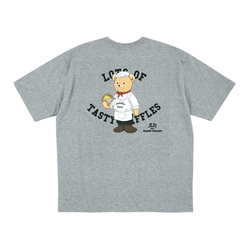 [아일랜드프로젝트] Baking Bear T-Shirt - Gray