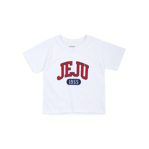 [아일랜드프로젝트] Classic JEJU 1955 T-Shirt - White (Baby)