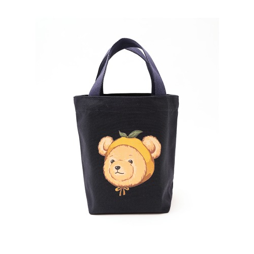 [아일랜드프로젝트] Mandarin Bear Mini Tote Bag - Navy