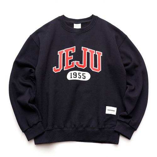 [아일랜드프로젝트] Classic JEJU 1955 Sweatshirt - Navy