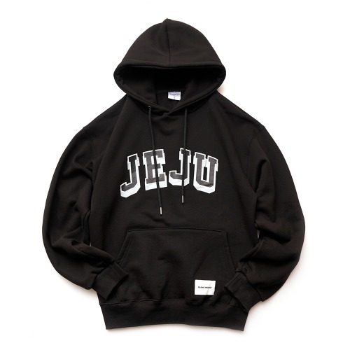[아일랜드프로젝트] JEJU Dawn Logo Hoodie - Black