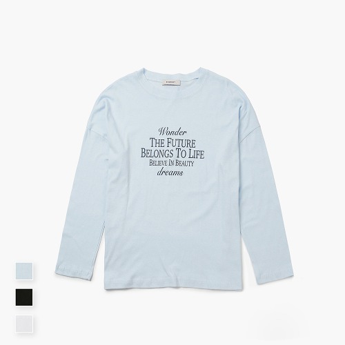 [에잇컨셉] 퓨처 긴팔 티셔츠(3color)